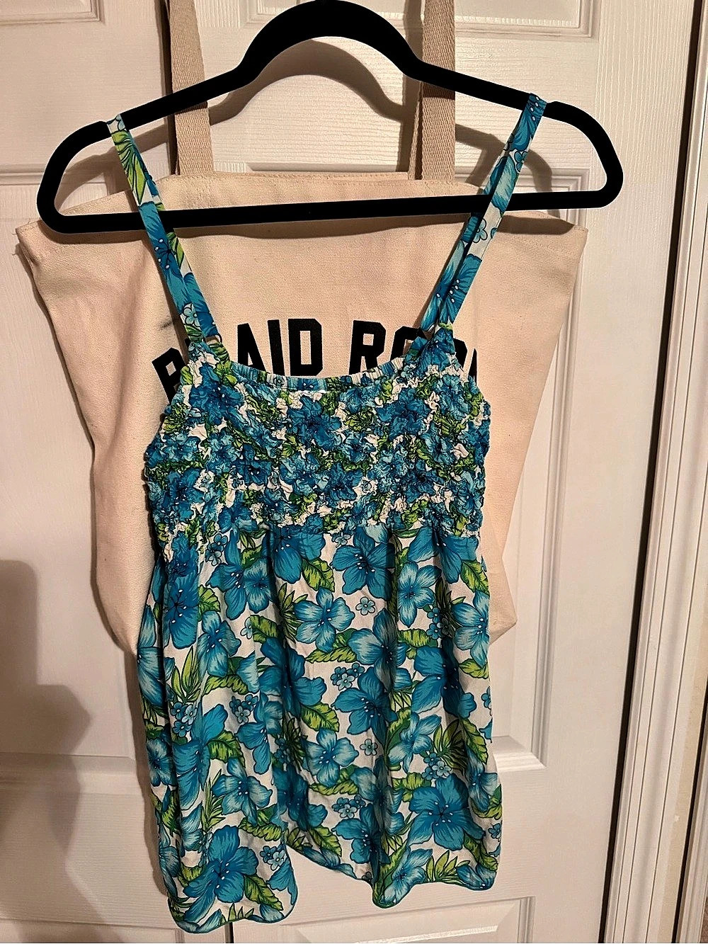 Floral babydoll top